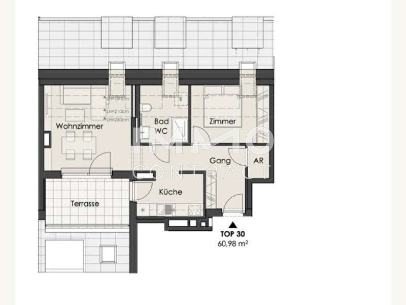 Dachgeschosswohnung Wien: Plan Plan