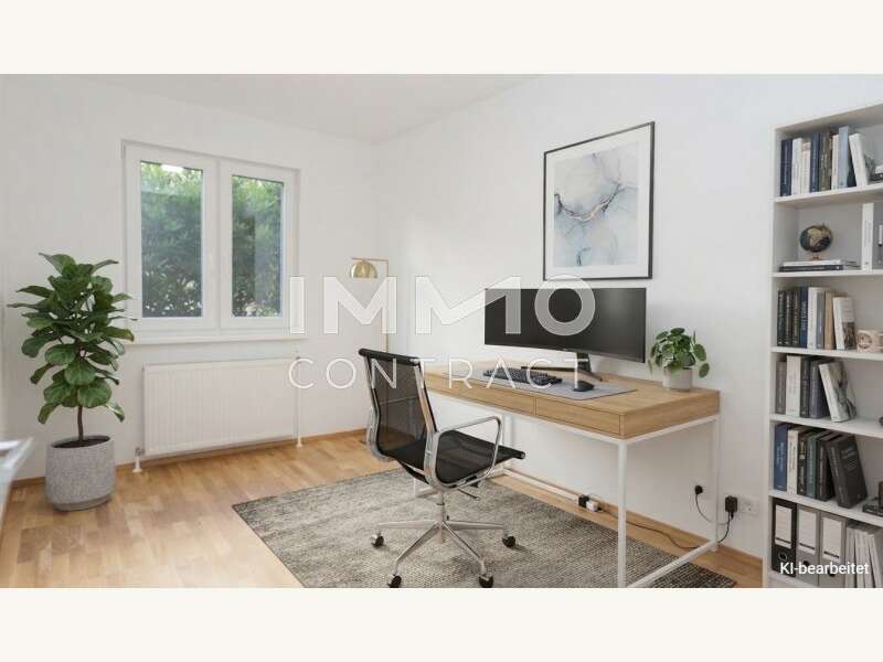 Eigentumswohnung Wien: Zimmer 2 - Variante KI Möblierung Homeoffice Zimmer 2 - Variante KI Möblierung Homeoffice