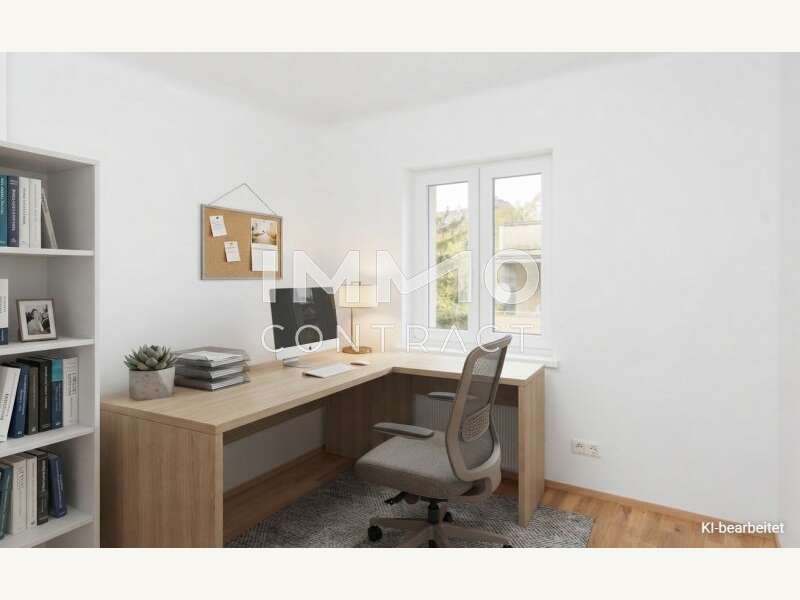 Schlafzimmer 2 KI Generiert Homeoffice