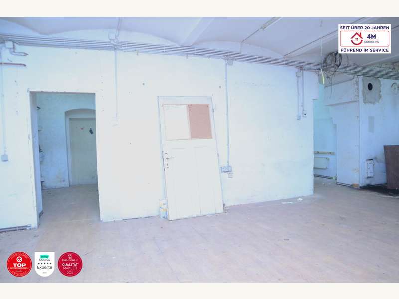 Durchsicht durch die Zwischenräume in der Mitte