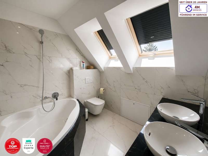 Einfamilienhaus Wien: Badezimmer 1 Badezimmer 1