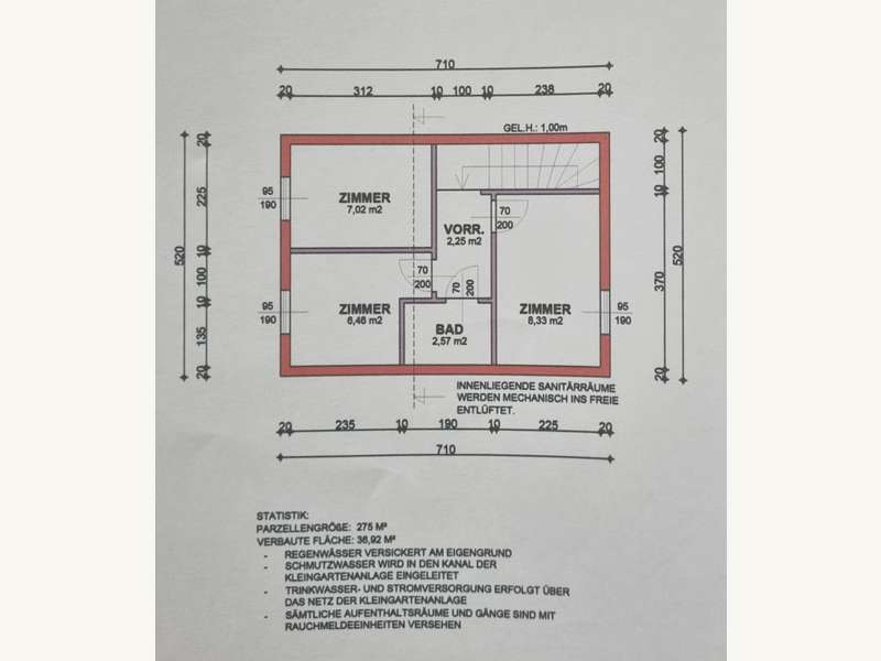 Grundriss Obergeschoss