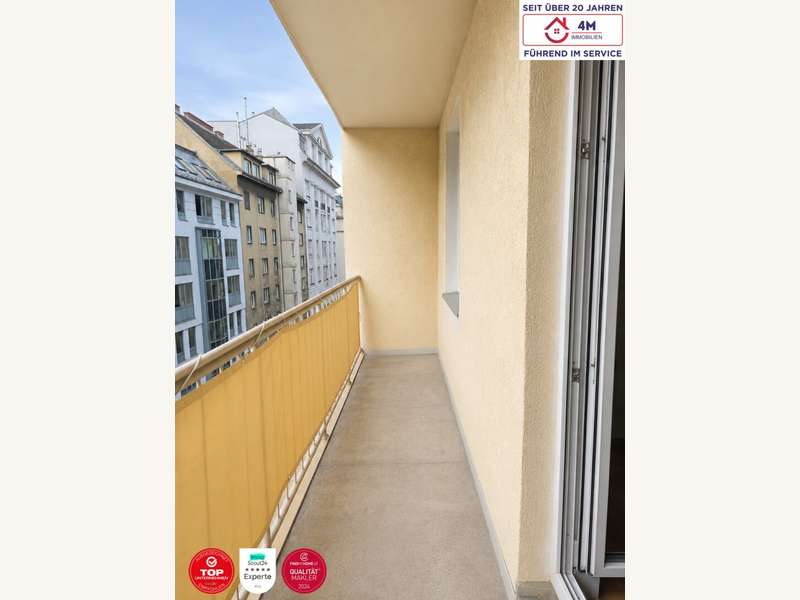 Mietwohnung Wien: Balkon Balkon