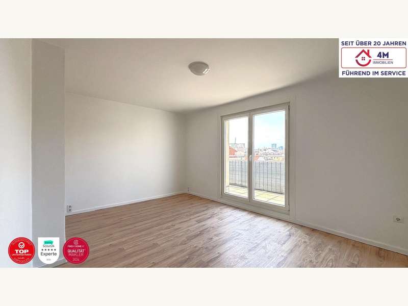 Dachgeschosswohnung Wien: Wohnzimmer Wohnzimmer