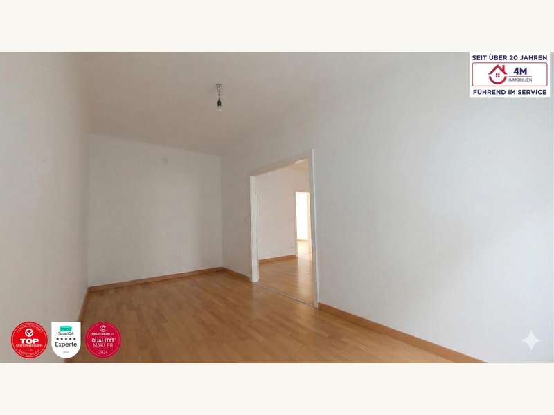 Eigentumswohnung Wien: Schlafzimmer leer Schlafzimmer leer