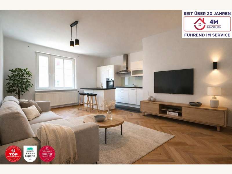 Wohnzimmer Staged