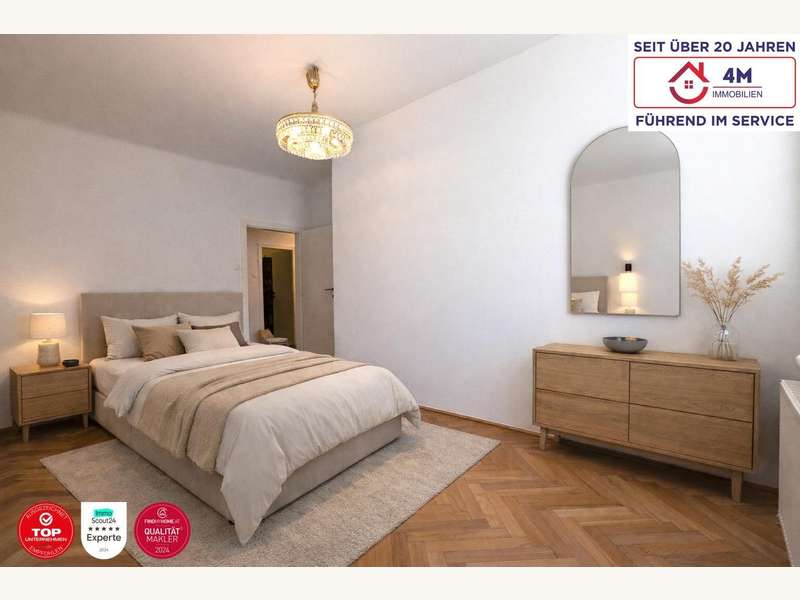 Schlafzimmer Staged