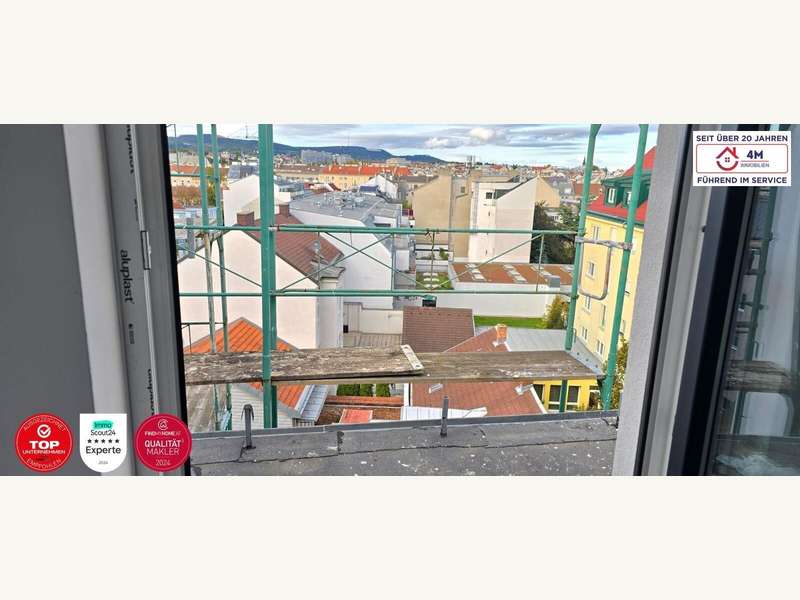 Penthouse Wien: Terrasenaussicht Terrasenaussicht