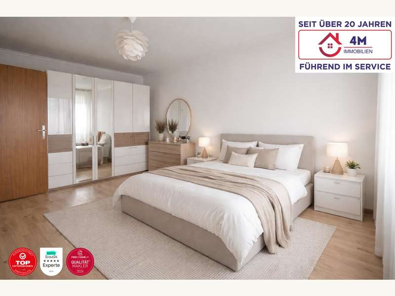 Schlafzimmer Eltern Staged