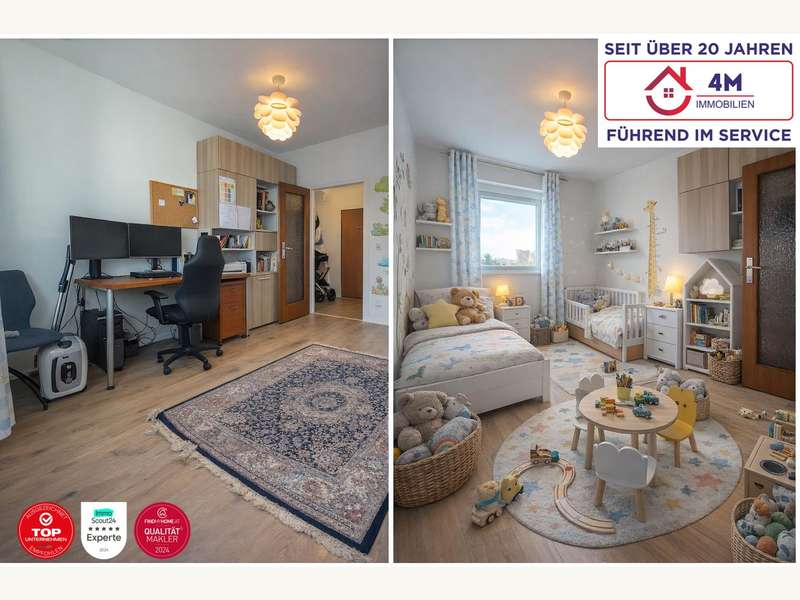 Kinderzimmer Staged / Büro orginal