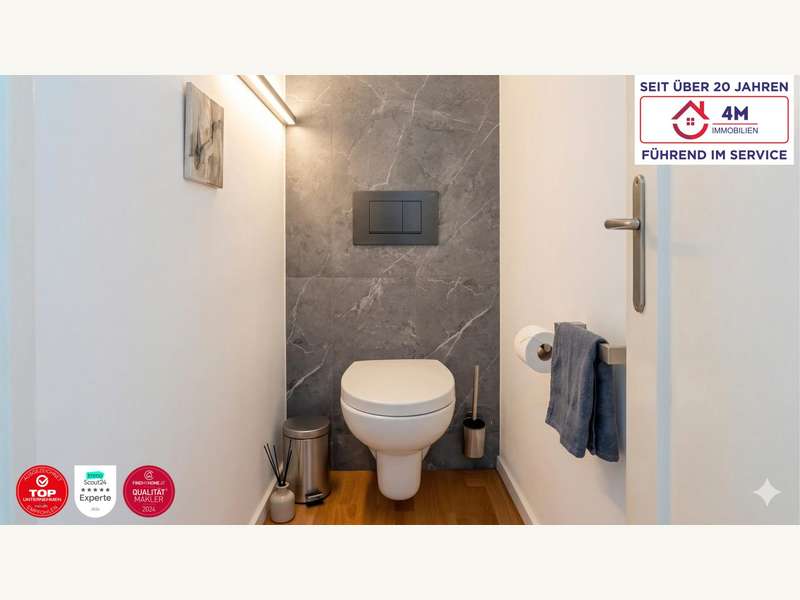 Eigentumswohnung Wien: WC gestaged WC gestaged