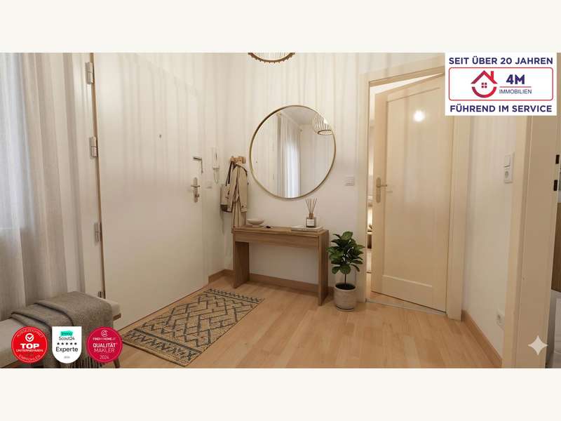 Eigentumswohnung Wien: Eingangsbereich gestaged Eingangsbereich gestaged