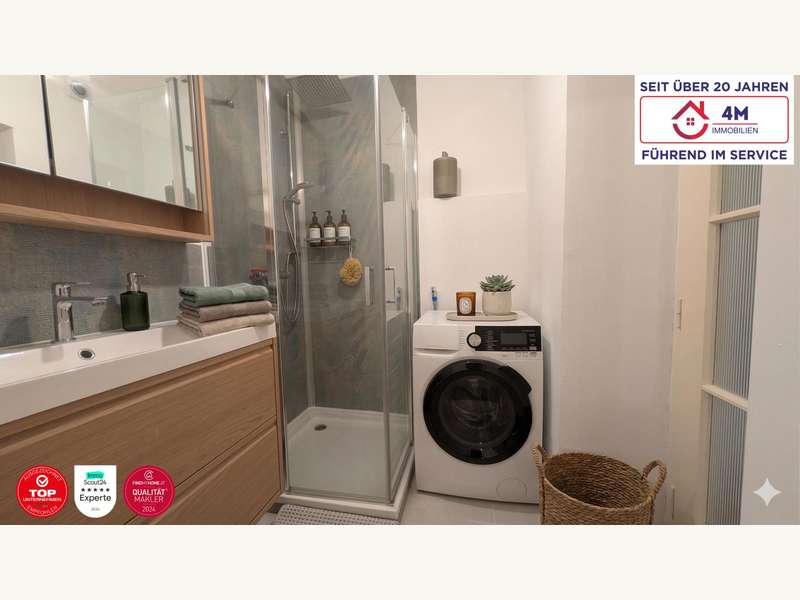 Eigentumswohnung Wien: Bad dekoriert Bad dekoriert