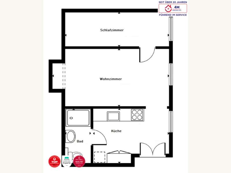 Eigentumswohnung Wien: Grundriss Grundriss