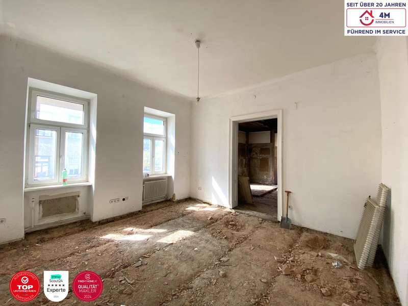 Eigentumswohnung Wien: Schlafzimmer (Aktueller Zustand) Schlafzimmer (Aktueller Zustand)