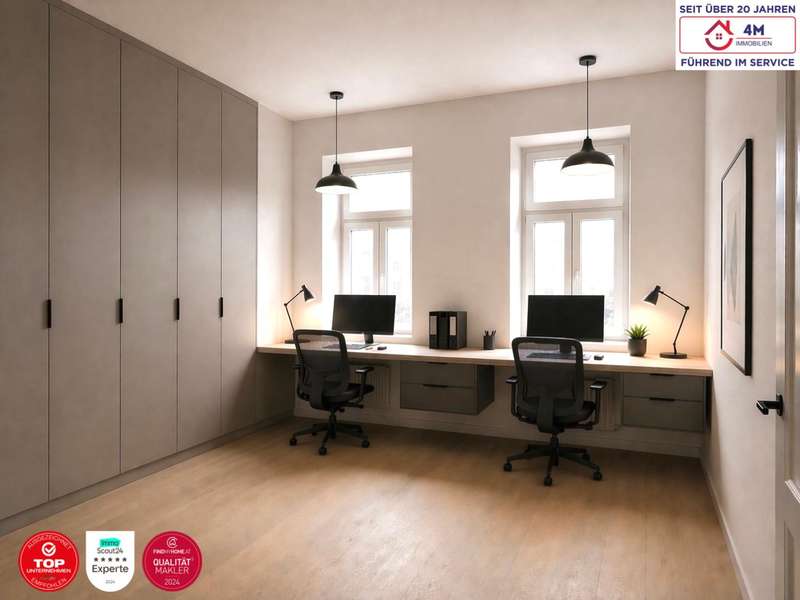 Eigentumswohnung Wien: Arbeitszimmer (Visualisierung) Arbeitszimmer (Visualisierung)