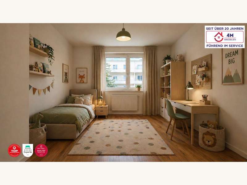 Kinderzimmer gestagt