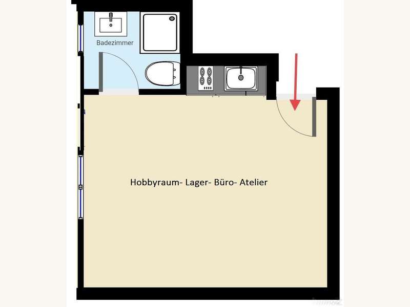 Lager Graz: Bad-Wc mit Fenster Bad-Wc mit Fenster