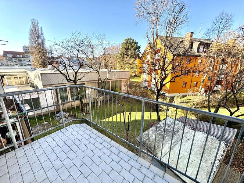 Mietwohnung Graz: Blick vom Balkon Blick vom Balkon