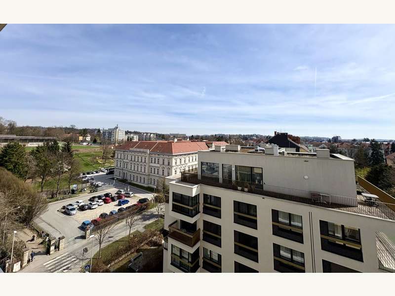 Mietwohnung Graz: Ausblick vom Balkon Ausblick vom Balkon