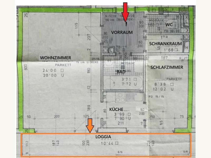 Mietwohnung Graz: Grundriss Grundriss