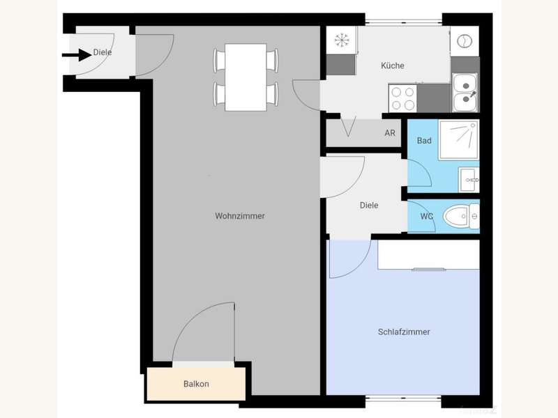 Mietwohnung Graz: Skizze Skizze