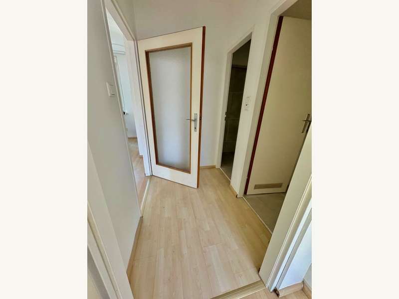 Mietwohnung Graz: kleiner Flur zum Wohnzimmer, Bad und WC kleiner Flur zum Wohnzimmer, Bad und WC