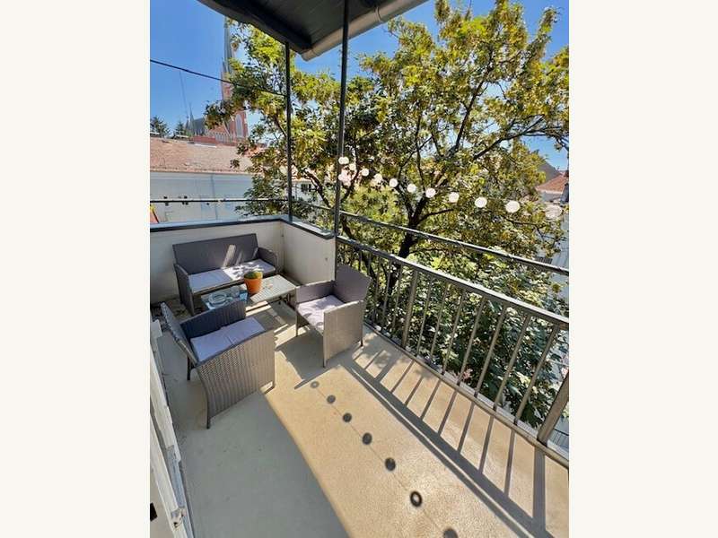 Penthouse Graz: überdachter Teil der Terrasse überdachter Teil der Terrasse
