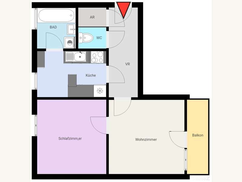 Dachgeschosswohnung Graz: Skizze Skizze