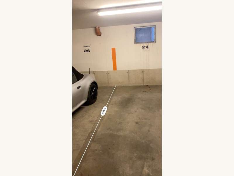 Tiefgarage Graz: Parkplatz Länge ca. 4,75 cm Parkplatz Länge ca. 4,75 cm