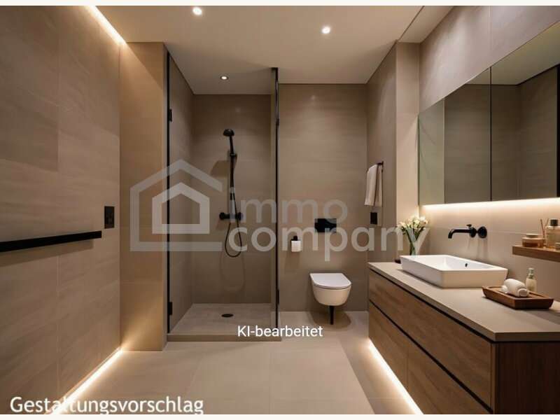 Badezimmer Vorschlag mit KI erstellt