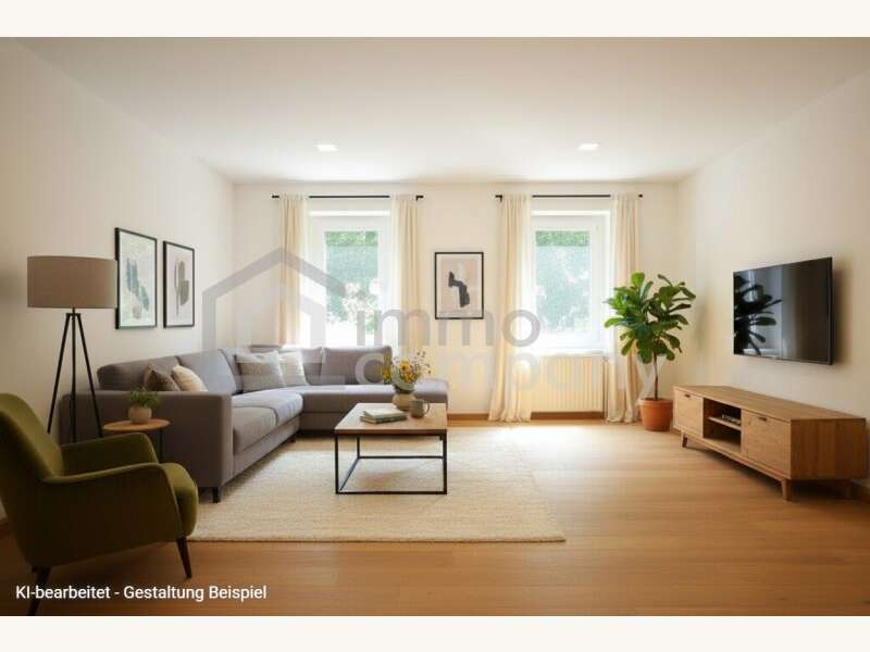 Wohnzimmer Erdgeschoss - Gestaltung Beispiel