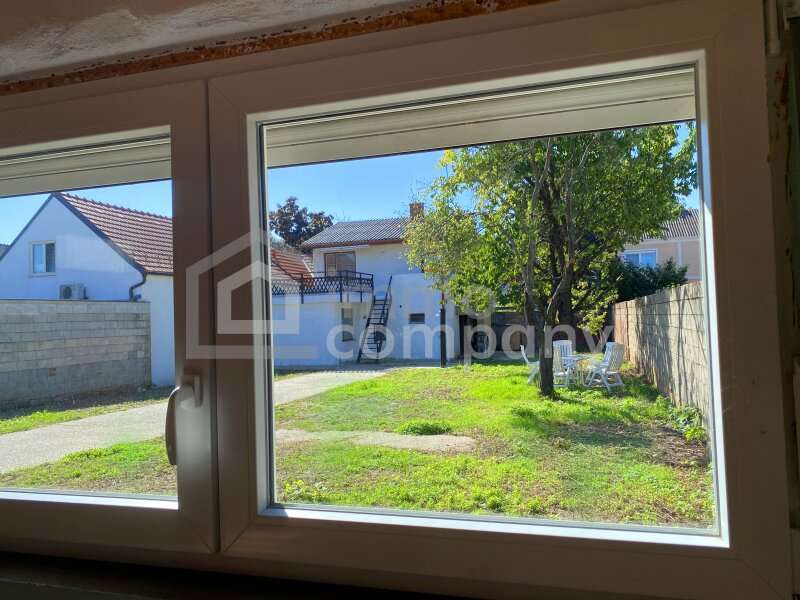 Blick vom Gartenhaus