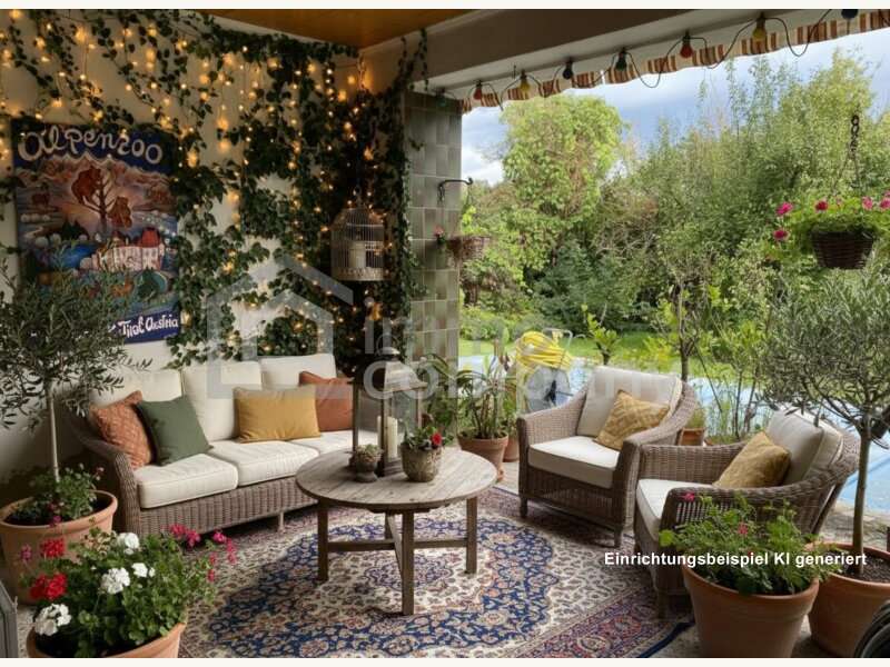 Einfamilienhaus Schwadorf: Gestaltungsbeispiel Veranda Gestaltungsbeispiel Veranda