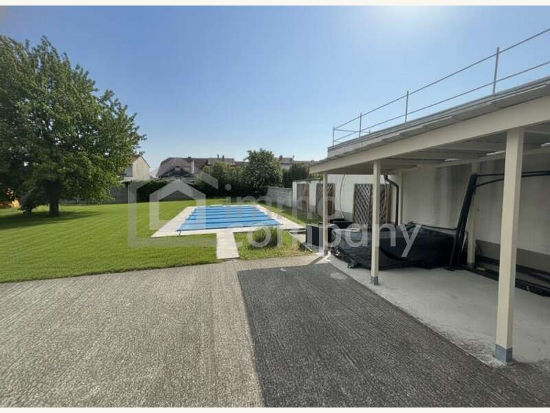 Einfamilienhaus Lassee: Gartenansicht Gartenansicht
