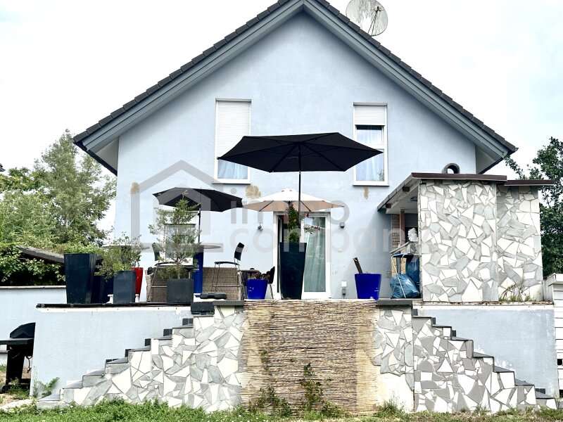 Einfamilienhaus Groß-Enzersdorf: Haus Hinterseite Haus Hinterseite