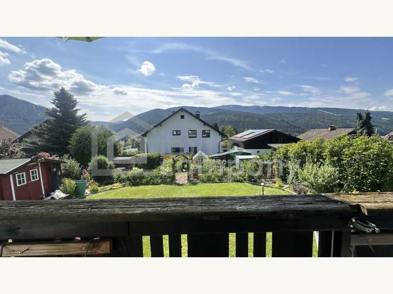 Fertighaus Steinhaus am Semmering: Herrlicher Bergblick von der Terrasse Herrlicher Bergblick von der Terrasse