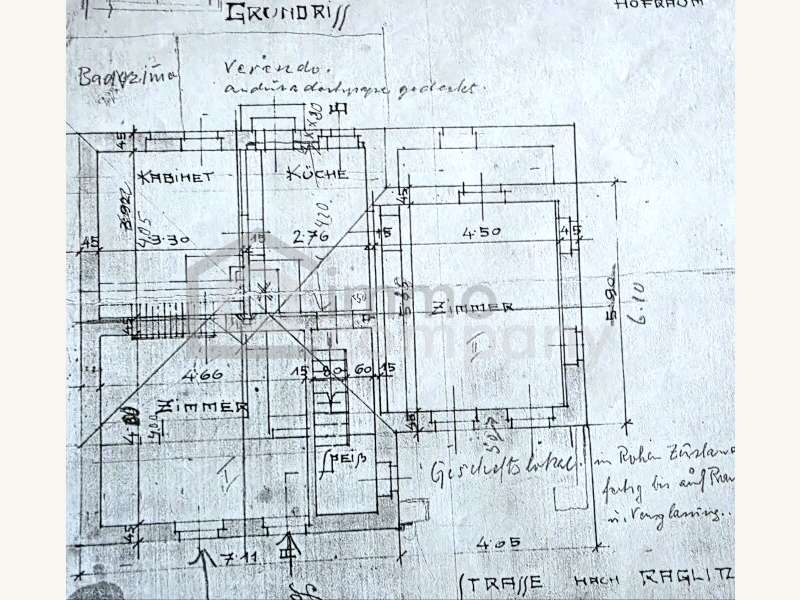 Einfamilienhaus Wolfsohl: Originalplan ohne Umbauten Originalplan ohne Umbauten