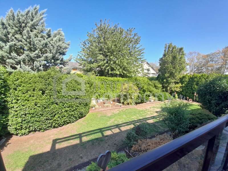 Haus Petronell-Carnuntum: Blick von der Terrasse in den Garten Blick von der Terrasse in den Garten
