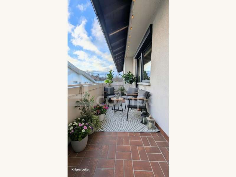 Mietwohnung Dornbirn: Süd-Balkon Süd-Balkon