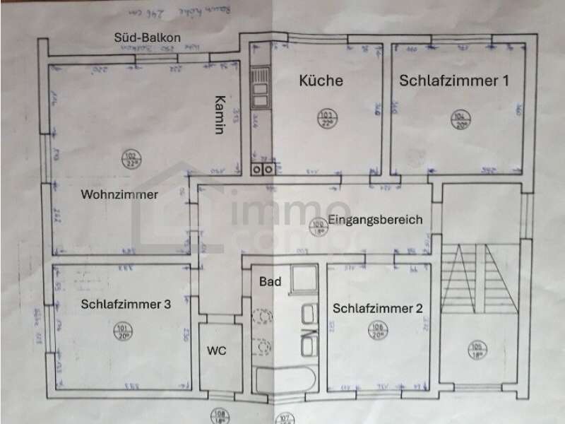 Mietwohnung Dornbirn: Grundriss Grundriss