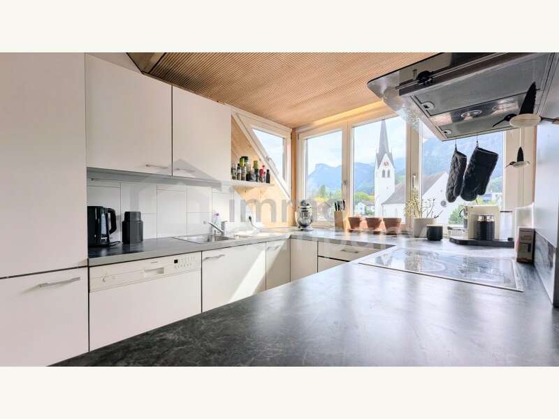 Dachgeschosswohnung Götzis: Wohnküche Wohnküche