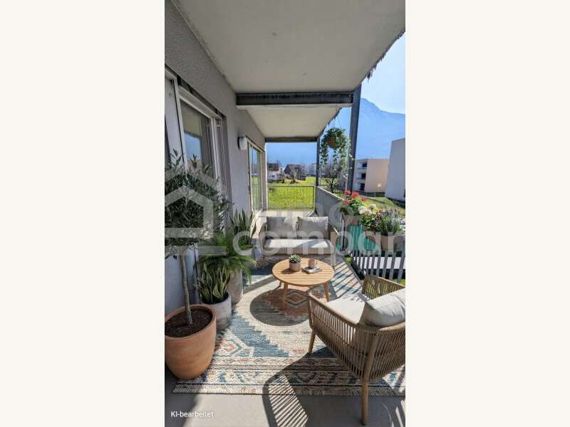 Mietwohnung Dornbirn: Südwestbalkon Südwestbalkon