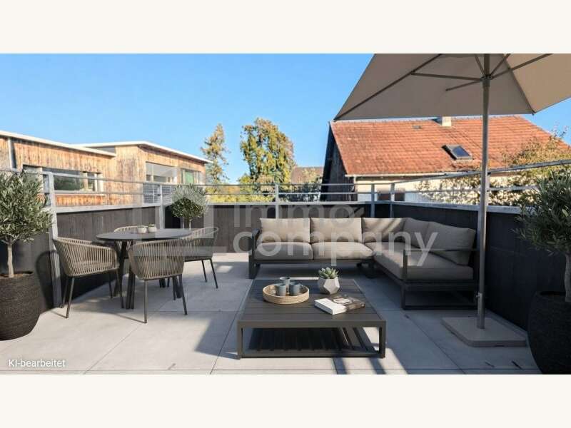 Mietwohnung Lustenau: Südost-Terrasse Südost-Terrasse