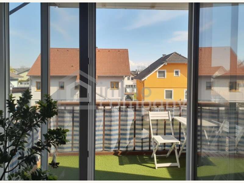 Blick auf den Balkon