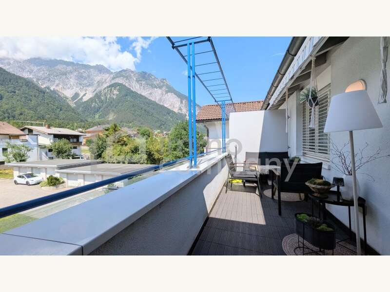 Dachgeschosswohnung Vandans: Südwest-Balkon Südwest-Balkon