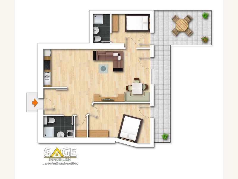 Eigentumswohnung Bad Gastein: Grundriss Grundriss