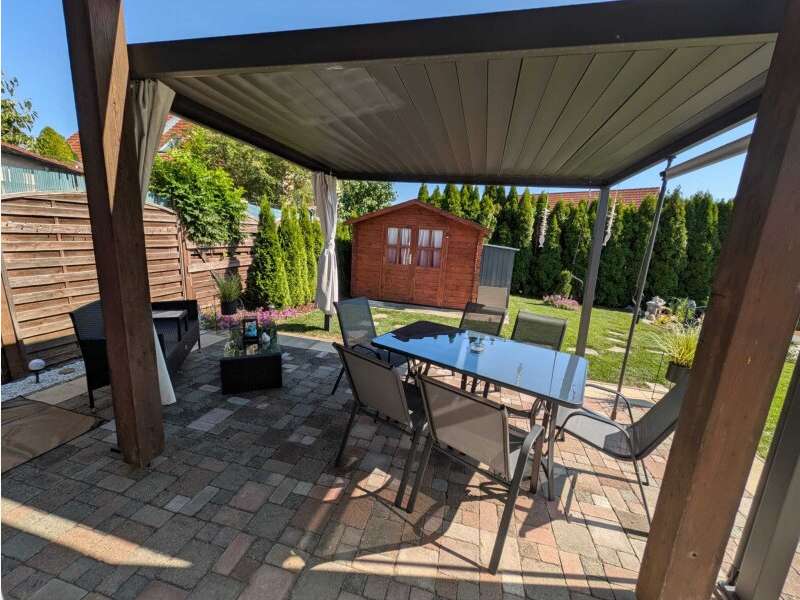 Doppelhaushälfte Fürstenfeld: Terreasse mit Blick in den Garten Terreasse mit Blick in den Garten