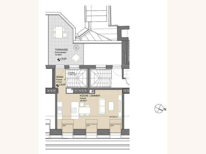 Dachgeschosswohnung in Wien - Bild 25