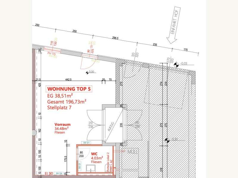 Eigentumswohnung Mödling: Erdgeschoss Erdgeschoss